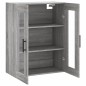 vidaXL Armario de pared gris Sonoma 69,5x34x90 cm