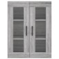 vidaXL Armario de pared gris Sonoma 69,5x34x90 cm
