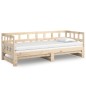 vidaXL Sofá cama extraíble madera maciza de pino 2x(90x190) cm vidaXL Sofá cama extraíble madera maciza de pino 2x(90x190) cm