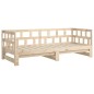 vidaXL Sofá cama extraíble madera maciza de pino 2x(90x190) cm vidaXL Sofá cama extraíble madera maciza de pino 2x(90x190) cm