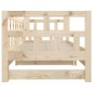 vidaXL Sofá cama extraíble madera maciza de pino 2x(90x190) cm vidaXL Sofá cama extraíble madera maciza de pino 2x(90x190) cm