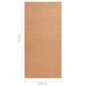 vidaXL Alfombra de pasillo BCF beige 100x200 cm vidaXL Alfombra de pasillo BCF beige 100x200 cm