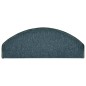 vidaXL Alfombras de peldaños de escalera 15 uds verde oscuro 65x24x4cm vidaXL Alfombras de peldaños de escalera 15 uds verde oscuro 65x24x4cm