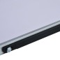 vidaXL Mesa de camping plegable aluminio blanca 60x40 cm