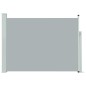 vidaXL Toldo lateral retráctil de jardín gris 100x500 cm vidaXL Toldo lateral retráctil de jardín gris 100x500 cm