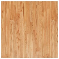vidaXL Tablero de mesa cuadrada madera roble marrón claro 70x70x4 cm