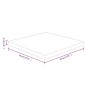 vidaXL Tablero de mesa cuadrada madera roble marrón claro 70x70x4 cm vidaXL Tablero de mesa cuadrada madera roble marrón claro 70x70x4 cm