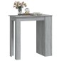 vidaXL Mesa alta con estante gris Sonoma 102x50x103,5 cm vidaXL Mesa alta con estante gris Sonoma 102x50x103,5 cm