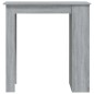 vidaXL Mesa alta con estante gris Sonoma 102x50x103,5 cm vidaXL Mesa alta con estante gris Sonoma 102x50x103,5 cm
