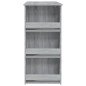 vidaXL Mesa alta con estante gris Sonoma 102x50x103,5 cm vidaXL Mesa alta con estante gris Sonoma 102x50x103,5 cm