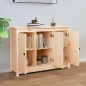 vidaXL Aparador de madera maciza de pino 110x35x74 cm vidaXL Aparador de madera maciza de pino 110x35x74 cm