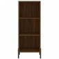 vidaXL Aparador alto madera contrachapada roble marrón 34,5x34x180 cm vidaXL Aparador alto madera contrachapada roble marrón 34,5x34x180 cm