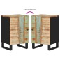 vidaXL Mueble de baño madera maciza reciclada 38x33x58 cm vidaXL Mueble de baño madera maciza reciclada 38x33x58 cm