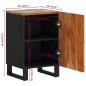 vidaXL Mueble de baño madera maciza reciclada 38x33x58 cm vidaXL Mueble de baño madera maciza reciclada 38x33x58 cm