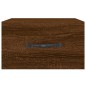 vidaXL Mesita de noche de pared color roble marrón 35x35x20 cm vidaXL Mesita de noche de pared color roble marrón 35x35x20 cm