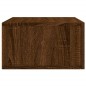 vidaXL Mesita de noche de pared color roble marrón 35x35x20 cm vidaXL Mesita de noche de pared color roble marrón 35x35x20 cm