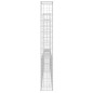 vidaXL Cesta de gaviones forma de U 3 postes de hierro 260x20x150 cm vidaXL Cesta de gaviones forma de U 3 postes de hierro 260x20x150 cm