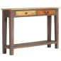 vidaXL Mesa consola de madera maciza vintage 118x30x80 cm vidaXL Mesa consola de madera maciza vintage 118x30x80 cm