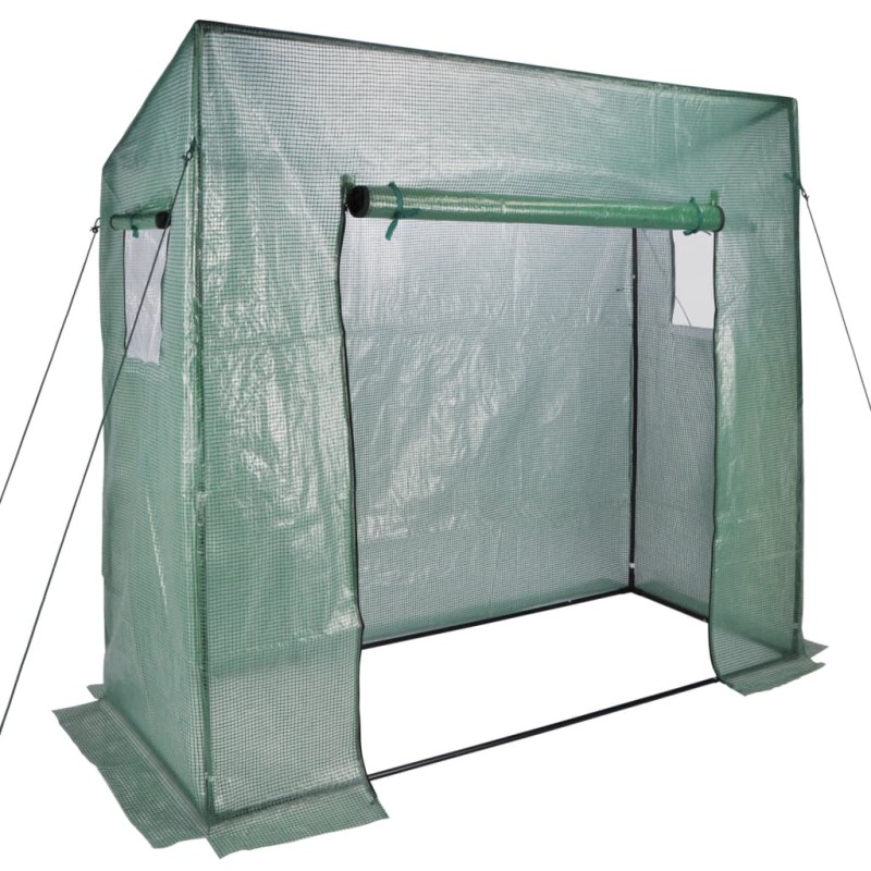 HI Invernadero verde 200x77x169/148 cm HI Invernadero verde 200x77x169/148 cm