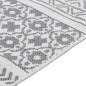 vidaXL Alfombra de algodón blanca 100x300 cm vidaXL Alfombra de algodón blanca 100x300 cm
