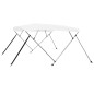 vidaXL Toldo Bimini de 4 arcos blanco 243x196x137 cm vidaXL Toldo Bimini de 4 arcos blanco 243x196x137 cm