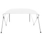 vidaXL Toldo Bimini de 4 arcos blanco 243x196x137 cm vidaXL Toldo Bimini de 4 arcos blanco 243x196x137 cm