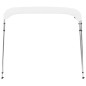 vidaXL Toldo Bimini de 4 arcos blanco 243x196x137 cm vidaXL Toldo Bimini de 4 arcos blanco 243x196x137 cm