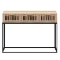 vidaXL Mesa consola hierro y madera contrachapada 105x30x75 cm vidaXL Mesa consola hierro y madera contrachapada 105x30x75 cm