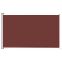 vidaXL Toldo lateral retráctil de jardín marrón 180x300 cm