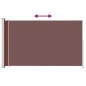 vidaXL Toldo lateral retráctil de jardín marrón 180x300 cm vidaXL Toldo lateral retráctil de jardín marrón 180x300 cm