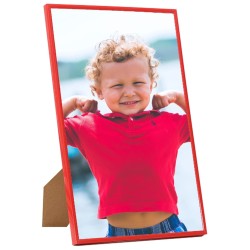vidaXL Marcos de foto collage de pared/mesa 3 uds rojo MDF 70x90 cm