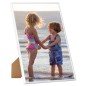 vidaXL Marcos de foto collage de pared/mesa 5 uds blanco MDF 59,4x84cm