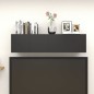 vidaXL Muebles de salón de pared 4 uds negro brillo 30,5x30x30 cm vidaXL Muebles de salón de pared 4 uds negro brillo 30,5x30x30 cm