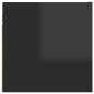 vidaXL Muebles de salón de pared 4 uds negro brillo 30,5x30x30 cm vidaXL Muebles de salón de pared 4 uds negro brillo 30,5x30x30 cm