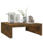 vidaXL Mesa de centro madera contrachapada roble ahumado 100x100x35 cm