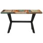 vidaXL Mesa de comedor madera maciza reciclada 140x70x75 cm vidaXL Mesa de comedor madera maciza reciclada 140x70x75 cm