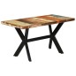 vidaXL Mesa de comedor madera maciza reciclada 140x70x75 cm vidaXL Mesa de comedor madera maciza reciclada 140x70x75 cm