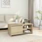 vidaXL Mesa de centro madera contrachapada roble Sonoma 102x50x45 cm vidaXL Mesa de centro madera contrachapada roble Sonoma 102x50x45 cm