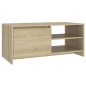 vidaXL Mesa de centro madera contrachapada roble Sonoma 102x50x45 cm vidaXL Mesa de centro madera contrachapada roble Sonoma 102x50x45 cm
