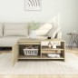vidaXL Mesa de centro madera contrachapada roble Sonoma 102x50x45 cm vidaXL Mesa de centro madera contrachapada roble Sonoma 102x50x45 cm