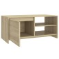 vidaXL Mesa de centro madera contrachapada roble Sonoma 102x50x45 cm vidaXL Mesa de centro madera contrachapada roble Sonoma 102x50x45 cm
