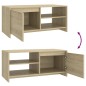 vidaXL Mesa de centro madera contrachapada roble Sonoma 102x50x45 cm vidaXL Mesa de centro madera contrachapada roble Sonoma 102x50x45 cm