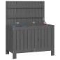 vidaXL Caja de almacenaje jardín madera de pino gris 76x42,5x54 cm vidaXL Caja de almacenaje jardín madera de pino gris 76x42,5x54 cm