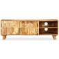 vidaXL Mueble para la televisión de madera de mango maciza 18x35x40 cm vidaXL Mueble para la televisión de madera de mango maciza 18x35x40 cm