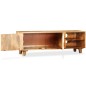 vidaXL Mueble para la televisión de madera de mango maciza 18x35x40 cm vidaXL Mueble para la televisión de madera de mango maciza 18x35x40 cm