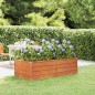 vidaXL Arriate oxidado de acero corten 160x80x45 cm vidaXL Arriate oxidado de acero corten 160x80x45 cm