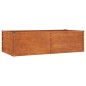 vidaXL Arriate oxidado de acero corten 160x80x45 cm vidaXL Arriate oxidado de acero corten 160x80x45 cm