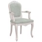 vidaXL Sillas de comedor 2 uds terciopelo gris claro 62x59,5x100,5 cm