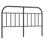 vidaXL Cabecero de metal negro 150 cm vidaXL Cabecero de metal negro 150 cm