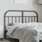 vidaXL Cabecero de metal negro 150 cm vidaXL Cabecero de metal negro 150 cm